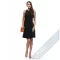 Rochie casual neagra YEPME clos midi fara maneci