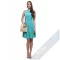 Rochie casual turcoaz YEPME clos midi fara maneci