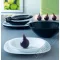Serviciu de masa Luminarc Carine, 19 piese, Alb/Negru