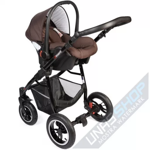 Carucior Crooner 3 in 1 - Vessanti - Brown