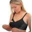 Sutien negru pentru alaptat cu ioni de argint 70-75B