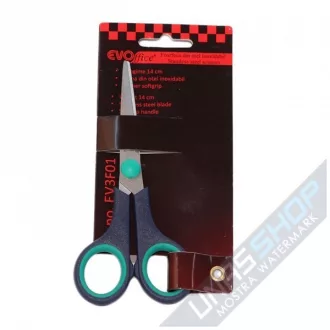 Foarfeca EVOffice, 14 cm, maner softgrip