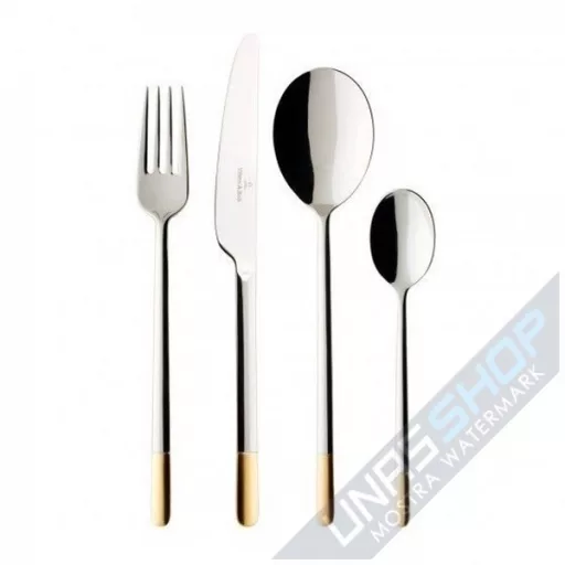 Set tacamuri 30 piese, Villeroy and Boch, Ella gold plated